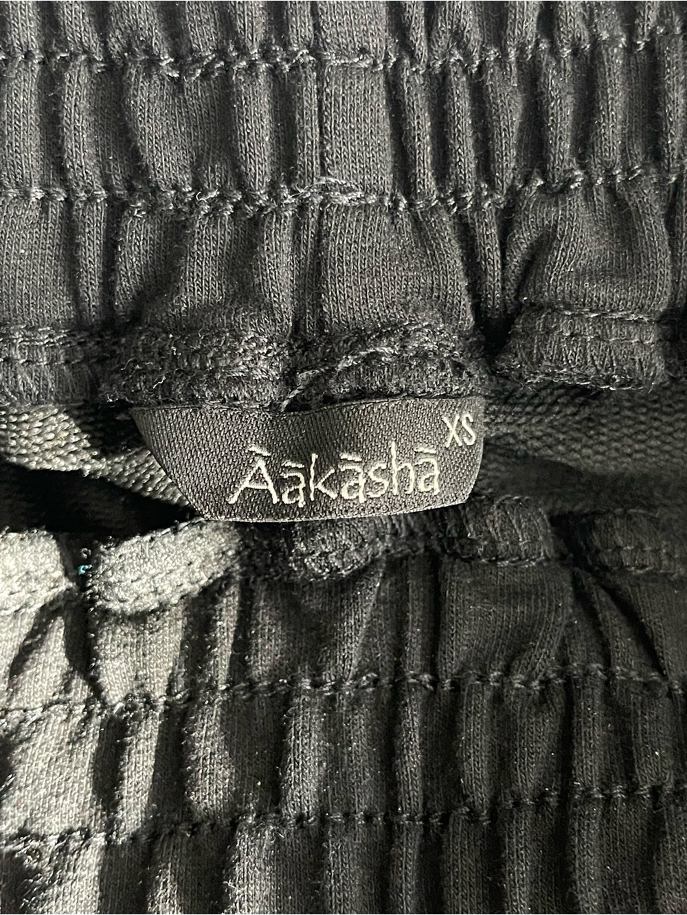 Aakasha Black Drop Crotch Drawstring Pants XS Minimalist Avant Garde - Picture 8 of 10